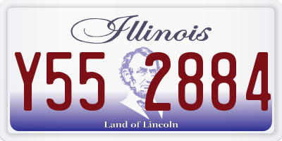 IL license plate Y552884