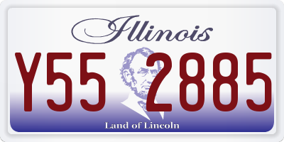 IL license plate Y552885
