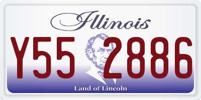 IL license plate Y552886