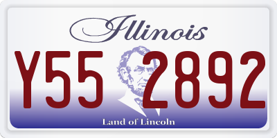 IL license plate Y552892
