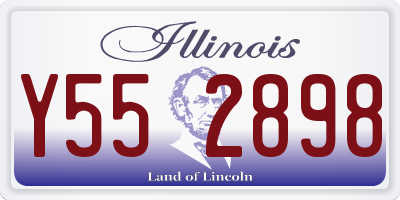 IL license plate Y552898