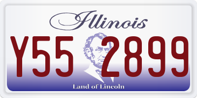 IL license plate Y552899