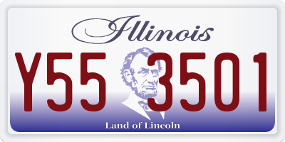 IL license plate Y553501