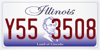 IL license plate Y553508