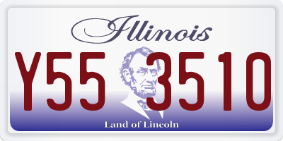 IL license plate Y553510