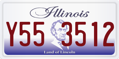 IL license plate Y553512