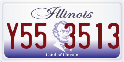 IL license plate Y553513
