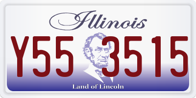 IL license plate Y553515