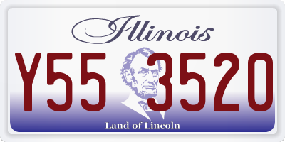 IL license plate Y553520