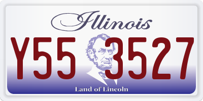 IL license plate Y553527