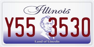 IL license plate Y553530