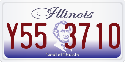 IL license plate Y553710