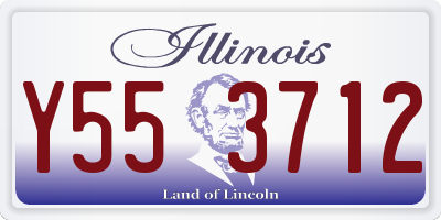 IL license plate Y553712