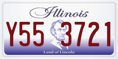 IL license plate Y553721