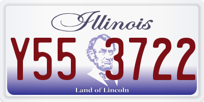 IL license plate Y553722
