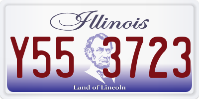 IL license plate Y553723
