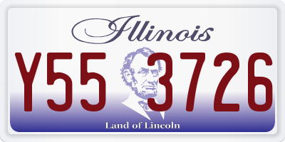IL license plate Y553726