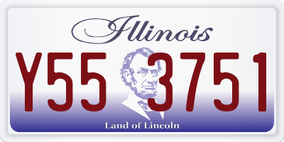 IL license plate Y553751
