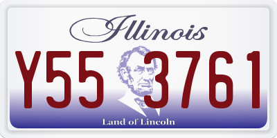IL license plate Y553761