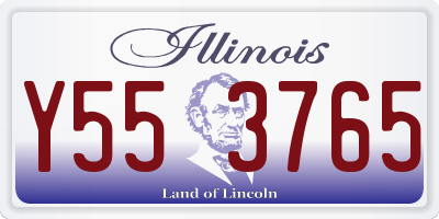 IL license plate Y553765