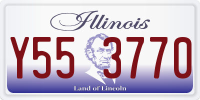 IL license plate Y553770