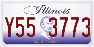 IL license plate Y553773