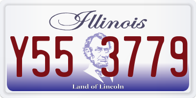 IL license plate Y553779