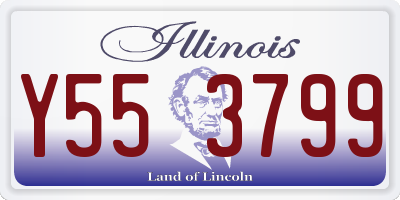 IL license plate Y553799
