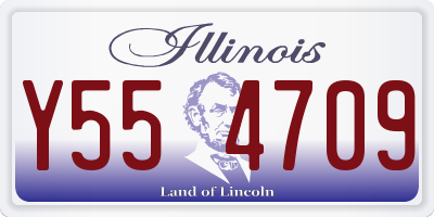 IL license plate Y554709