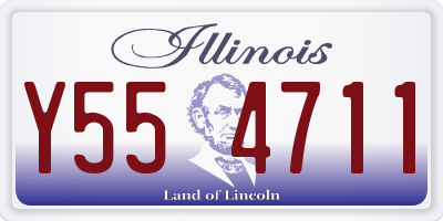 IL license plate Y554711