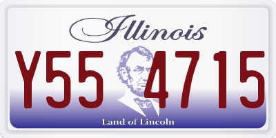 IL license plate Y554715