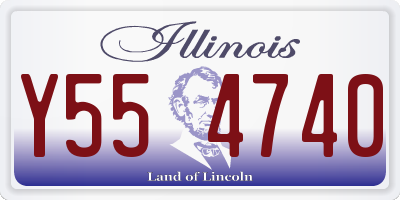 IL license plate Y554740