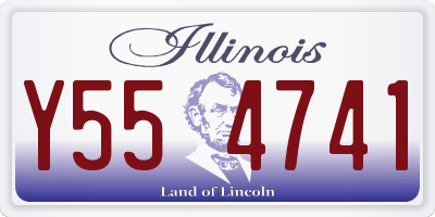 IL license plate Y554741