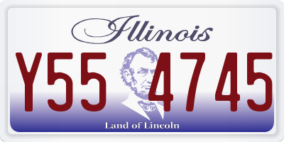 IL license plate Y554745