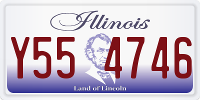 IL license plate Y554746