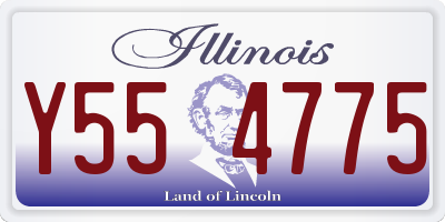 IL license plate Y554775