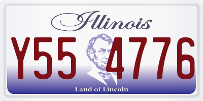 IL license plate Y554776