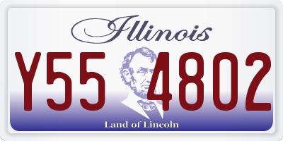 IL license plate Y554802