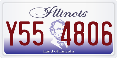 IL license plate Y554806
