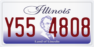 IL license plate Y554808