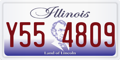 IL license plate Y554809