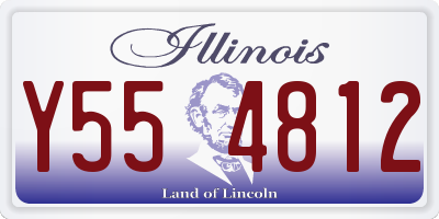IL license plate Y554812