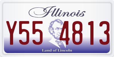 IL license plate Y554813