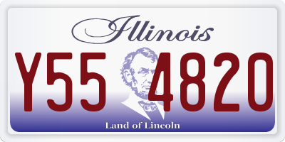 IL license plate Y554820