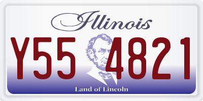 IL license plate Y554821