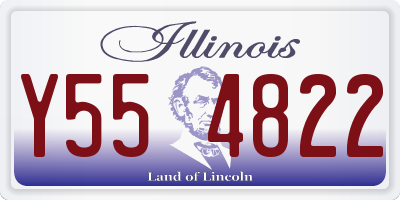 IL license plate Y554822