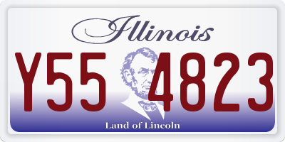 IL license plate Y554823