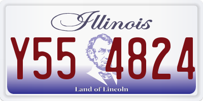 IL license plate Y554824