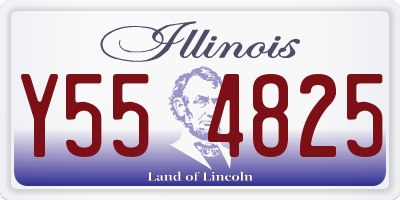 IL license plate Y554825
