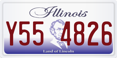 IL license plate Y554826